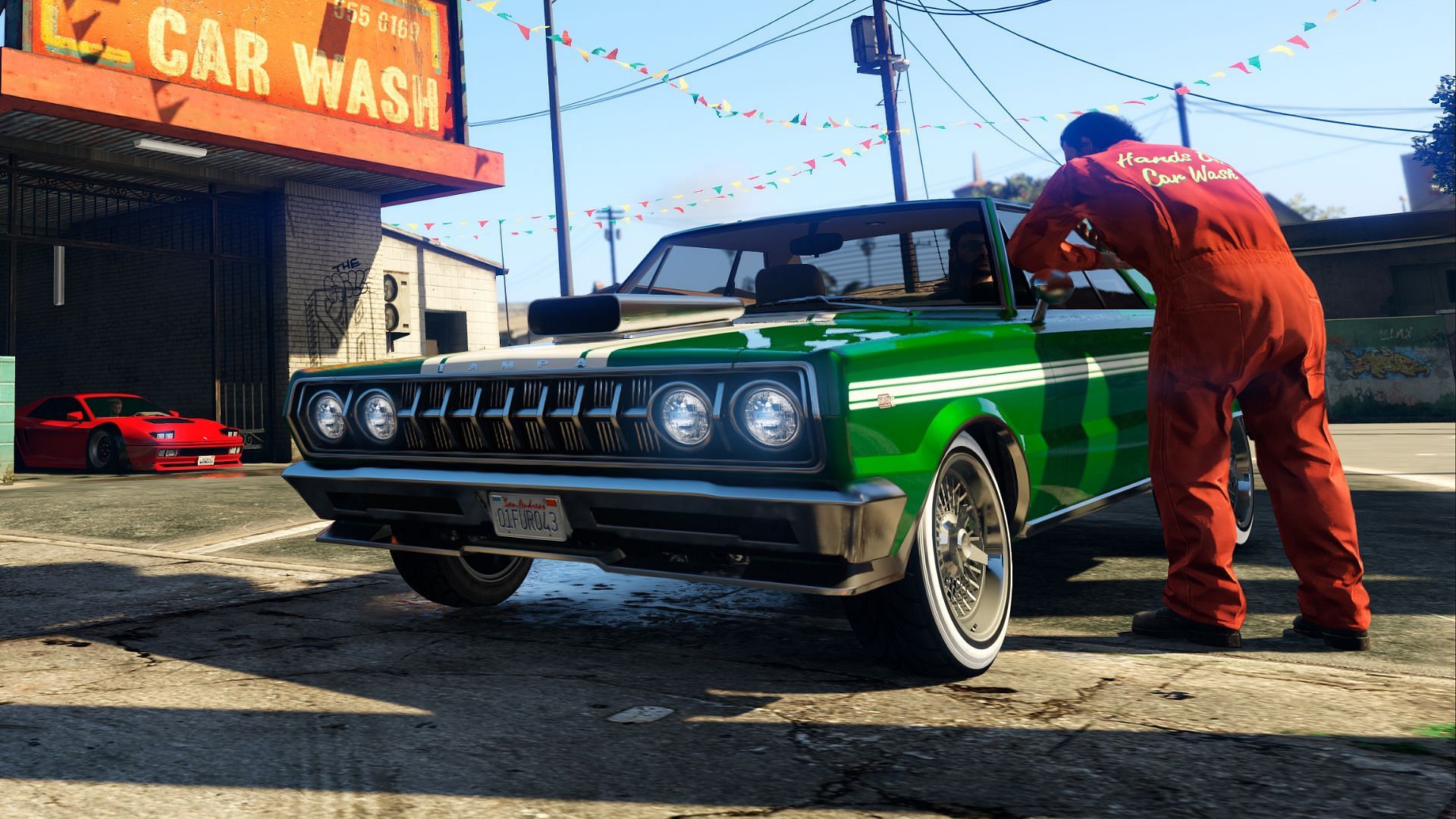 A picture of the muscle car (Image via Rockstar Games)
